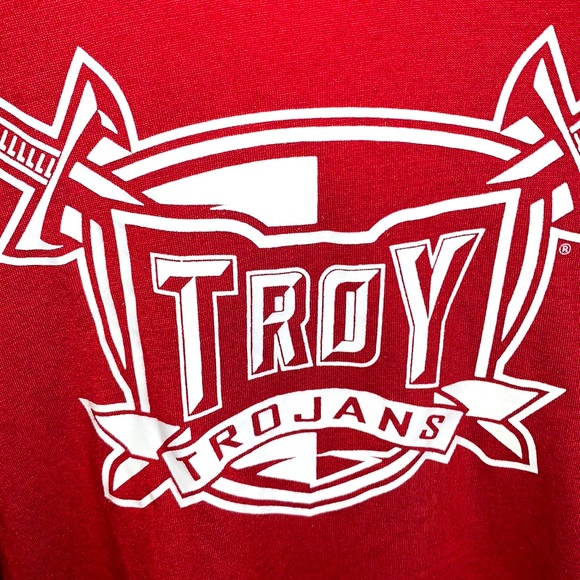 🆕TROY TROJANS⚔️Maroon & White Tank♥️Ladies Small - Picture 5 of 9